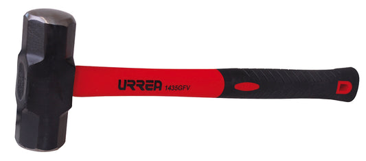 MARRO ACERO OCTAG. 4LB MANGO FIBRA DE VIDRIO DE 15 1/4" URREA 1435GFV (A-M)