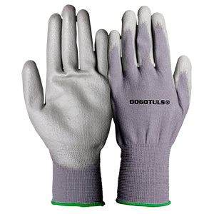 GUANTE NYLON PALMA POLIURETANO GRIS DOGO JS3024