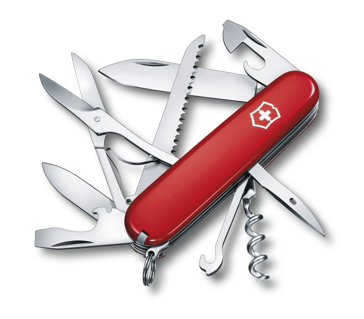 NAVAJA DE BOLSILLO HUNTSMAN ROJA, 15 USOS VICTORINOX 1.3713