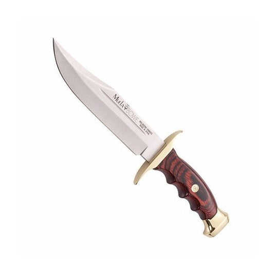 CUCHILLO DE CAZA BOWIE 18cm (400grs) FUNDA PIEL MUELA 500572 BW-18