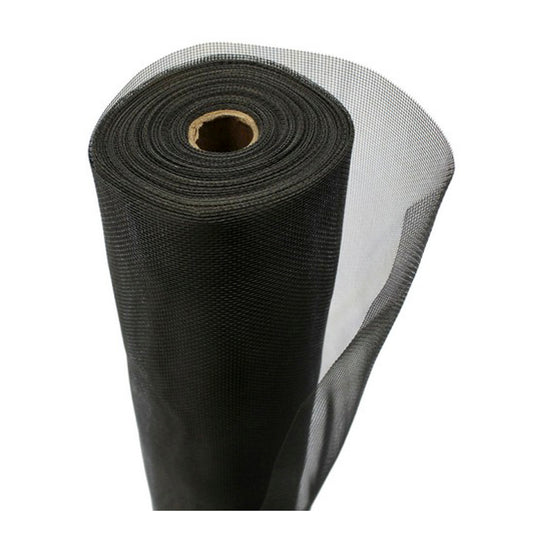 TELA MOSQUITERA VEKER FIBRA DE VIDRIO PESADA NEGRA 1.05x30mts VEKER 6187