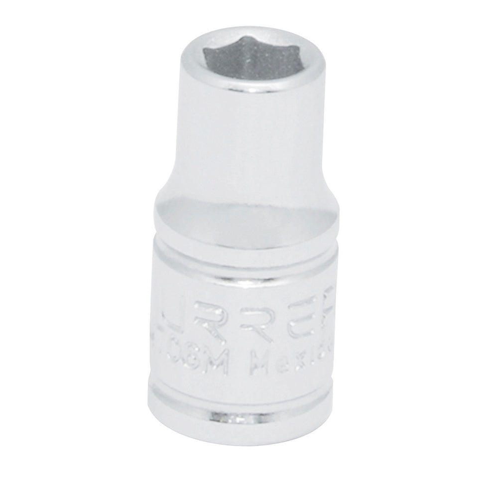 DADO 1/4" METRICO 6 PUNTAS 4.5MM URREA 47045M