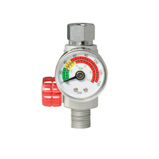 REGULADOR DE AIRE CON MANOMETRO 1/4" NPT 145 PSI URREA UPR2