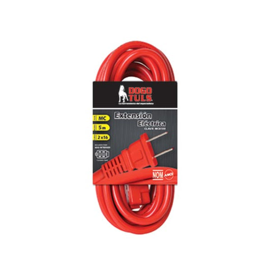 EXTENSION ELECTRICA USO RUDO 10mts 2 X 16 DOGO MC8102