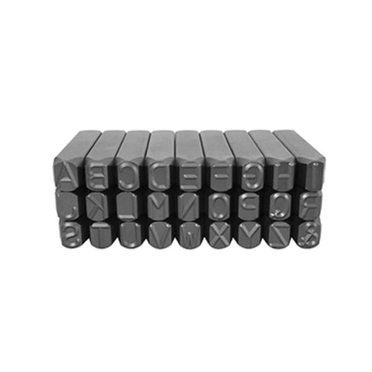 JUEGO DE LETRAS 1/2" GOLPE DE ACERO 12mm DOGO SP2055