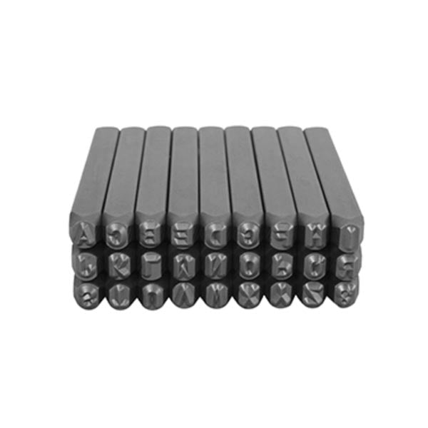 JUEGO DE LETRAS 3/16" GOLPE DE ACERO 5mm DOGO SP2051