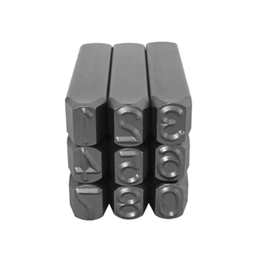 JUEGO DE NUMEROS 3/8" GOLPE DE ACERO 10mm DOGO SP2047