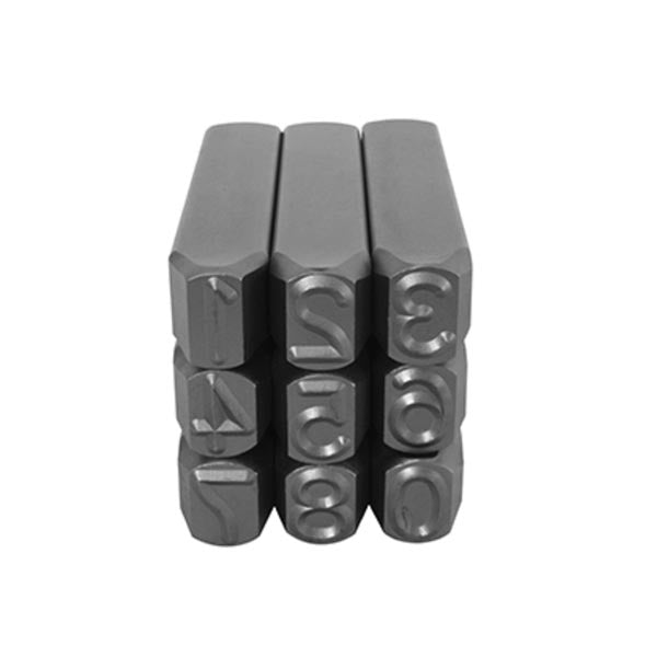 JUEGO DE NUMEROS 5/16" GOLPE DE ACERO 8mm DOGO SP2046