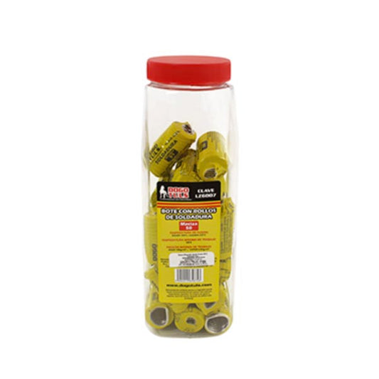 SOLDADURA ROLLO 1MT MACIZA 50/50 (1 PIEZA) PARA COBRE DOGO LZ6007