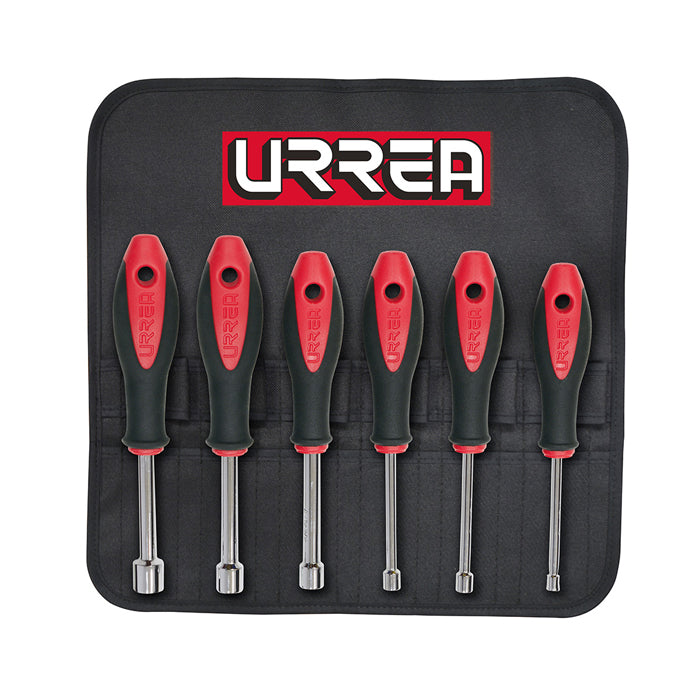DESTORNILLADORES (JUEGO 6PZ) BIMATERIAL CAJA EN PULGADAS URREA 8200