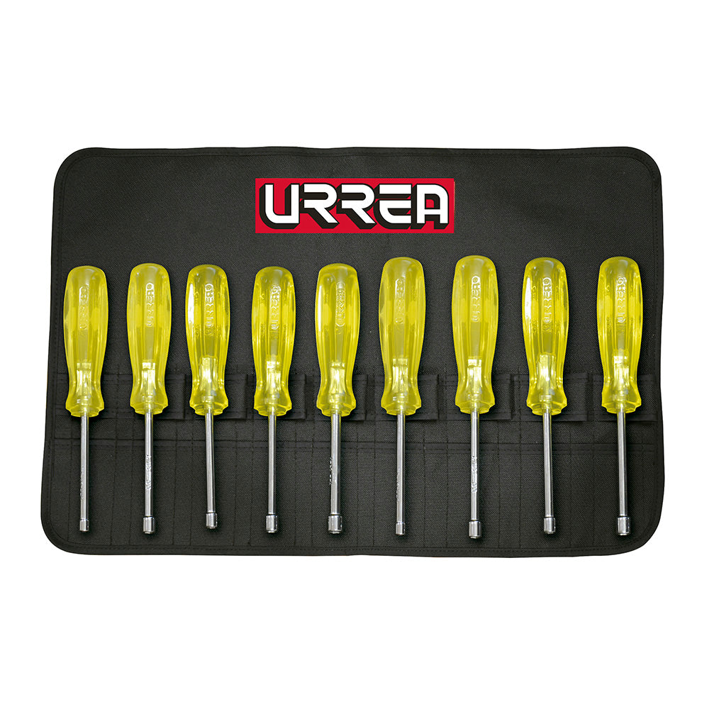 DESTORNILLADORES (JUEGO 9PZ) AMBAR PUNTA TORX HEMBRA URREA 93E9