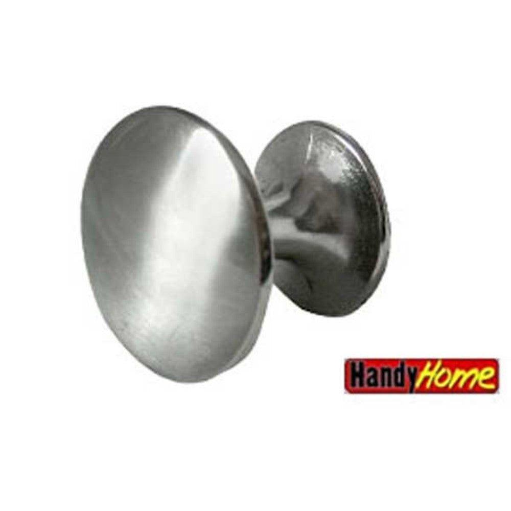 JALADERA BOTON PLANO NIQUEL SATINADO HANDYHOME 3853