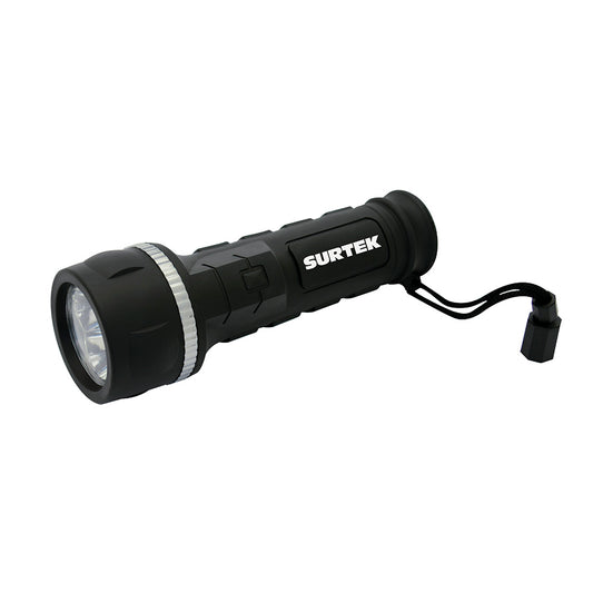LINTERNA ANTI-IMPACTO 3 LEDS 10,000 HORAS DE VIDA (3 PILAS D) SURTEK LA33D (A-M)