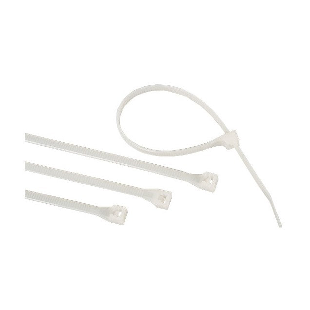CINTILLA CINCHO SUJETACABLE TRANSPARENTE 18" X 3/16 (25 PIEZAS) CIN5048T
