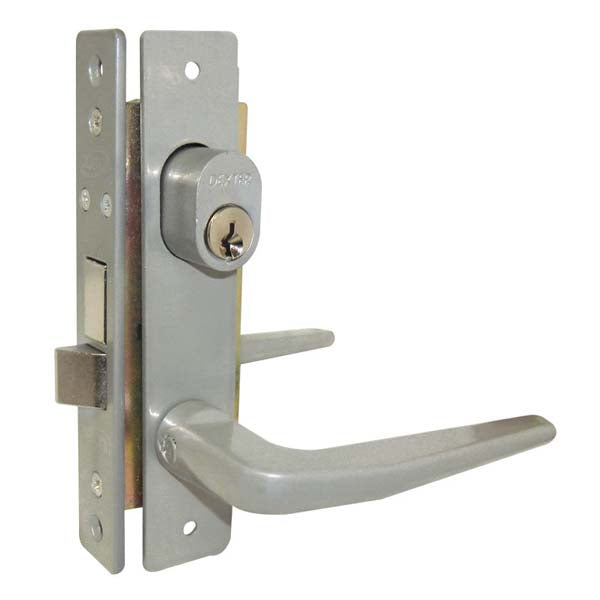 CERRADURA DE MANIJA SERIE 400 PARA ALUMINIO GRIS DEXTER 2123