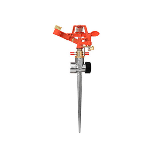 ASPERSOR METALICO 360° 2 VIAS REGULABLE ESTACA 20cm DOGO NG2012