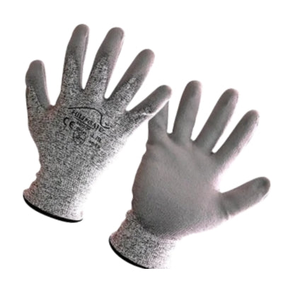 GUANTE ANTICORTE NIVEL 5 AD POLIURETANO (TALLA #9) FORTE 51-625/GCI-CUTPU5/9-3