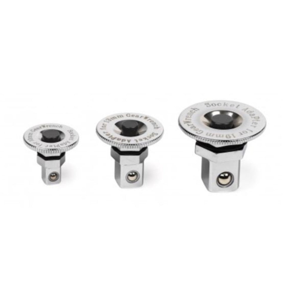 ADAPTADORES (JUEGO) 1/4", 1/2" Y 3/8" GearWrench 9230D
