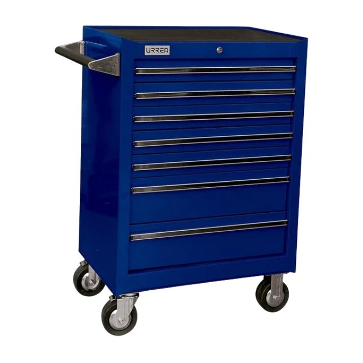 GABINETE MOVIL 27" 7 GAVETAS AZUL URREA X27M7A