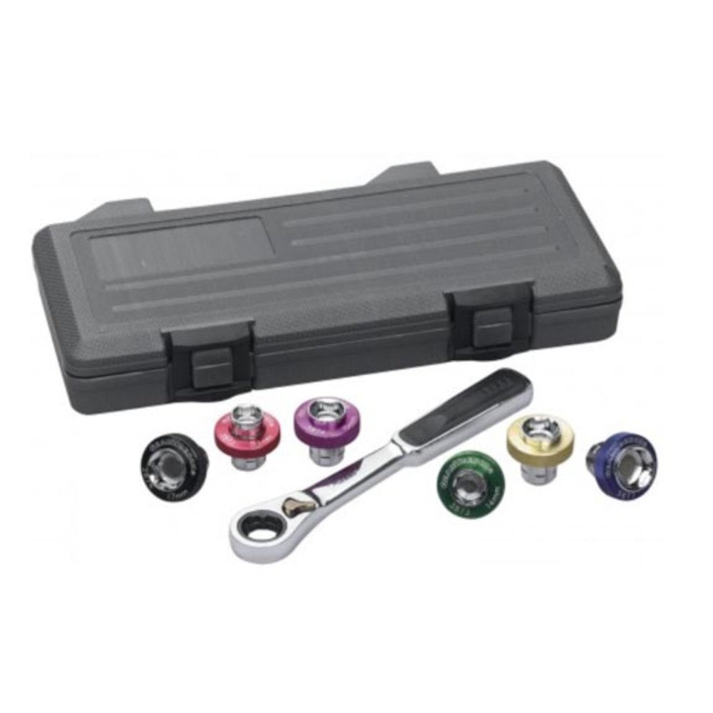 DADOS Y ACCESORIOS 3/8" (JUEGO 7PZ) 6 PTAS MAGNETIC 13 - 19MM C/ESTUCHE GEARWRENCH 3870D