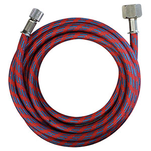 MANGUERA NYLON ROJA PARA AEROGRAFO 1/4" NPT-1/8" (1.8m) DOGOTULS NF4012
