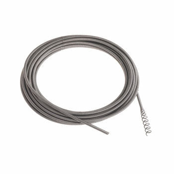 CABLE  1/4 X 10m CON BARRENA DE EMBUDO PARA MAQUINA LIMPIADORA RIDGID CAT. 50657