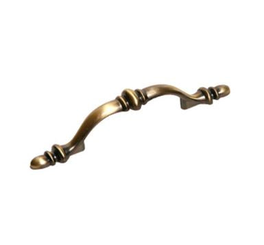 JALADERA TRADICIONAL 6mm ENTRE TORNILLOS LATON ANTIGUO HANDYHOME 3888