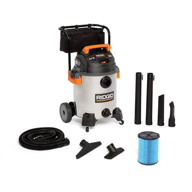 ASPIRADORA INOX 6.5HP 16GAL (BAJO RUIDO) 63683 RIDGID WD1956M