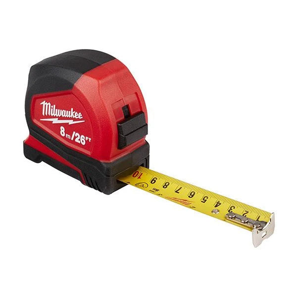 FLEXOMETRO 8mts TIPO CONTRATISTA MILWAUKEE 48225725 / 48227727