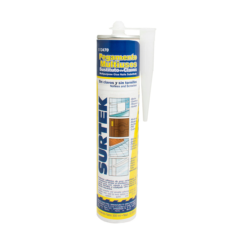 PEGAMENTO MULTIUSOS (NO MAS CLAVOS) 300ML ADHESIVO SURTEK 113470
