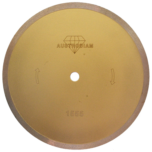 DISCO DIAMANTE RIN CONTINUO 10" X 7/8  (VIDRIO)(DORADO) AUSTROMEX 1555