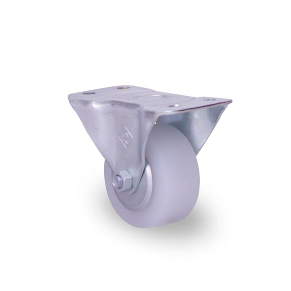 RODAJA INDUSTRIAL 2-1/2" POLIETILENO PLACA FIJA BALERO HI64PFBPOL 70kg