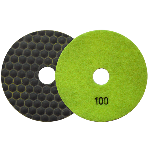 PAD DIAMANTE 4'' GRANO 100 (PULIDO SECO)  AUSTROMEX 2671