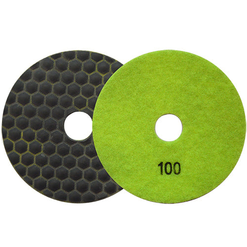 PAD DIAMANTE 4'' GRANO 100 (PULIDO SECO)  AUSTROMEX 2671