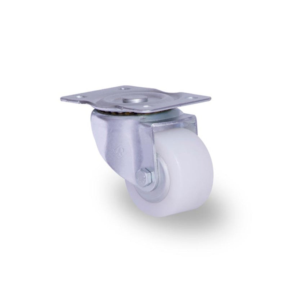 RODAJA INDUSTRIAL 2-1/2" POLIETILENO PLACA GIRA BALERO HI64PGBPOLT 100kg