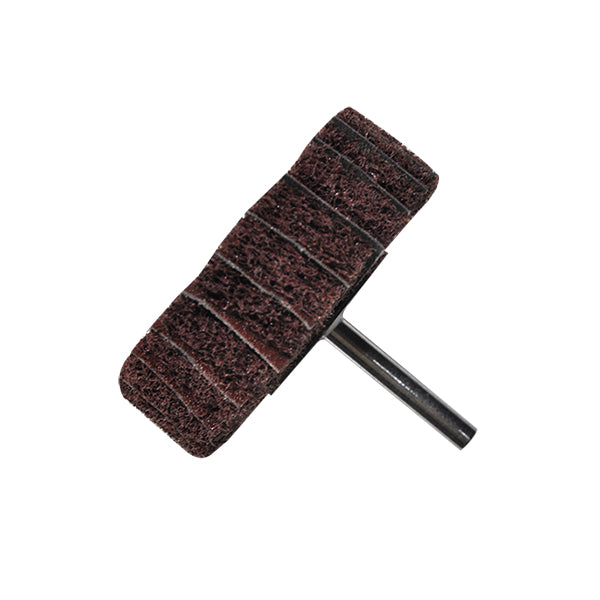 RUEDA DE FIBRA Y LIJA 3" X 1" X 1/4" GRANO 180 (FINO) AUSTROMEX 1602