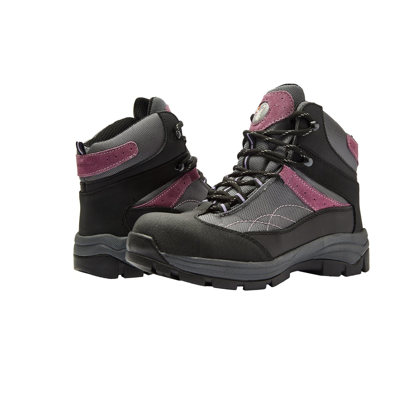 BOTA SEGURIDAD MUJER TALLA #5 (GRIS-LILA) BERRENDO MOD.363