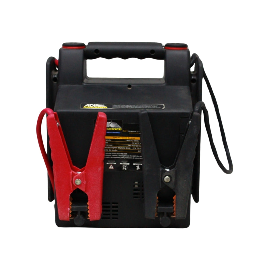 ARRANCADOR DE BATERIA 12V Y COMPRESOR DE AIRE PORTATIL ADIR 120