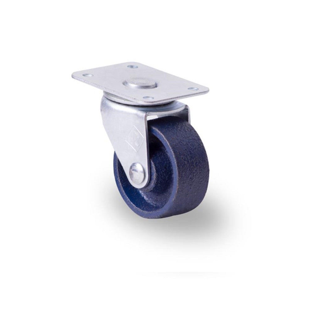 RODAJA 2" FIERRO PLACA GIRA HT515FO 40KG