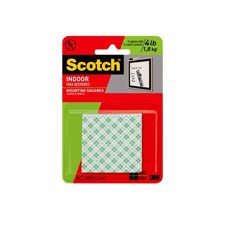 ADHESIVOS ESPUMA PARA MONTAJE INTERIORES 25 X 25mm 3M 111H-SQ-24/70009142624