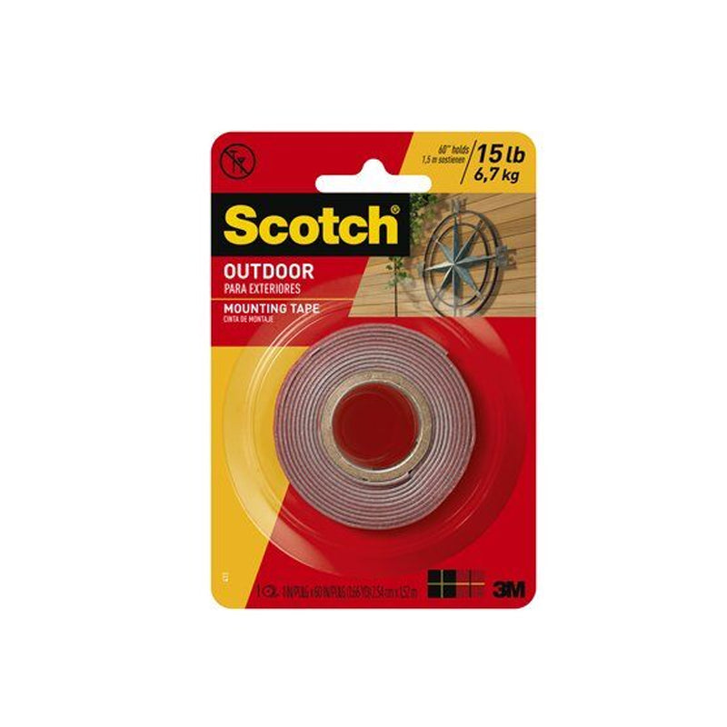 ADHESIVOS ESPUMA PARA MONTAJE EXTERIOR 25.4MM X 1.5M 3M 411SP/ 70009117832