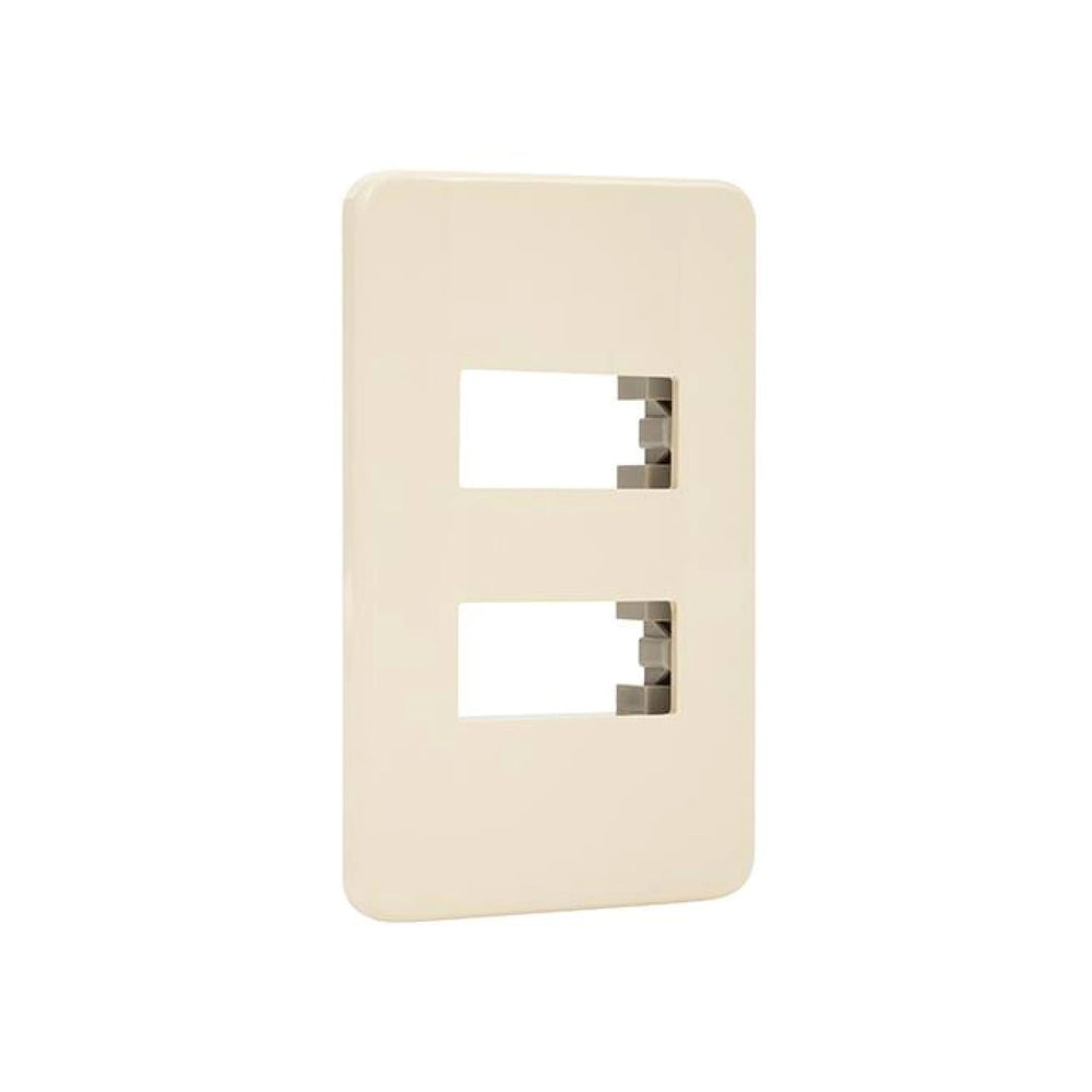 PLACA 2 MODULOS MARFIL TRADIZIONE IUSA 300144/ AE-657