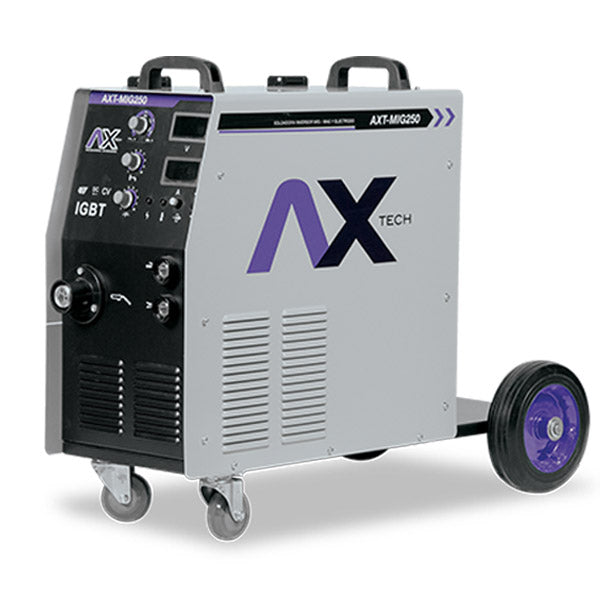 MAQUINA SOLDAR 220V CD MICROALAMBRE (.035") Y ELECTRODO (6013,7018,6011) AXT-MIG252