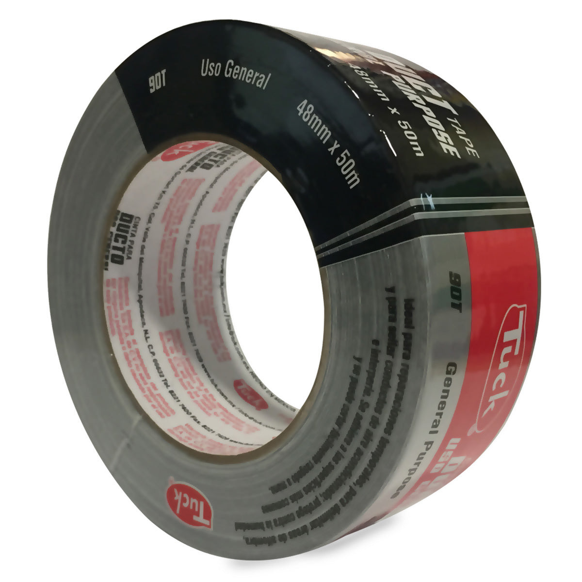 CINTA PARA DUCTOS GRIS (USO GENERAL) 48mm (2") X 50m TUK 90-T