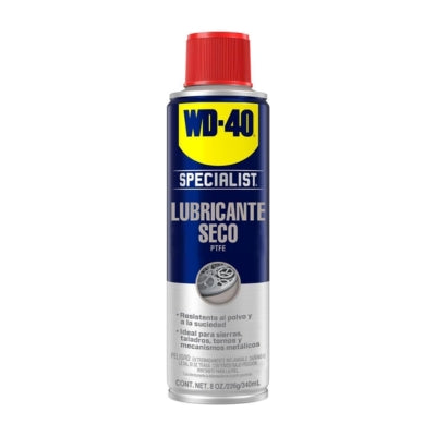 AEROSOL LUBRICANTE TEFLON SECO PFTE (DESMOLDANTE) WD-40 SPECIALIST 8 Oz 226g WD560026