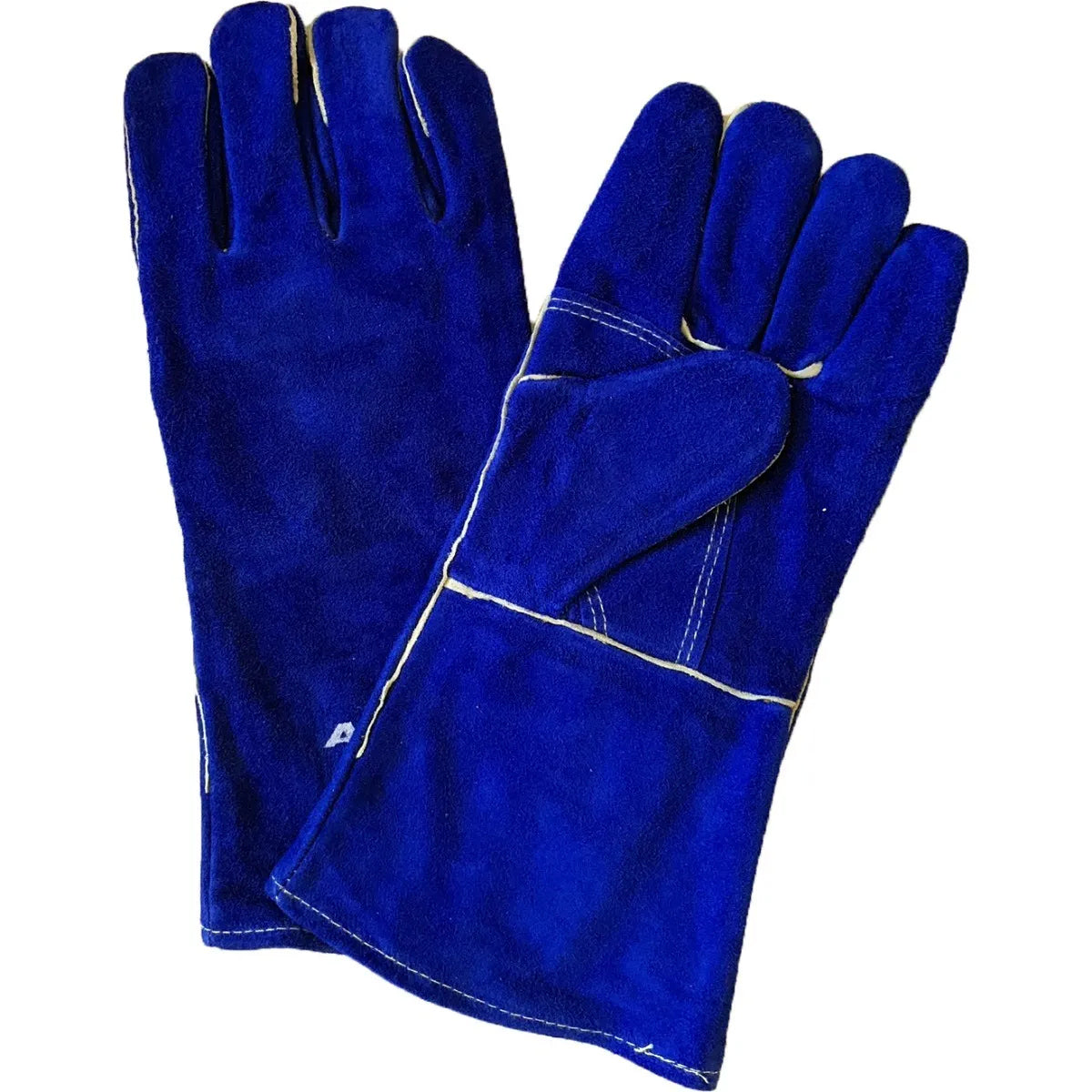 GUANTE SOLDADOR AZUL (PREMIUM) HILO KEVLAR REFORZADO PALMA GCSC19