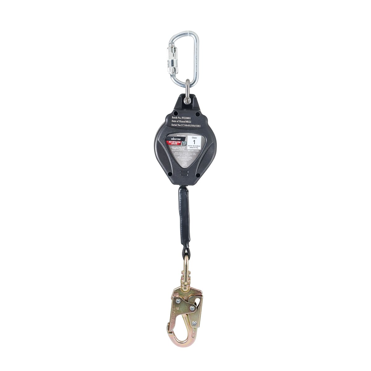 LINEA DE VIDA AUTORETRACTIL BANDA (3m) 140kg CC-0040-1