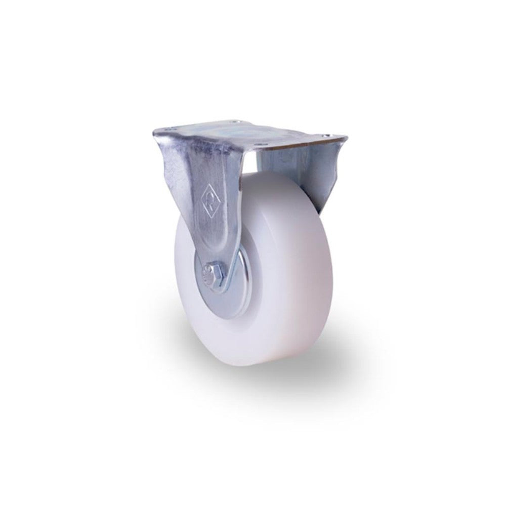 RODAJA INDUSTRIAL 6" POLIETILENO PLACA FIJA BALERO HI152PFPOL 200kg