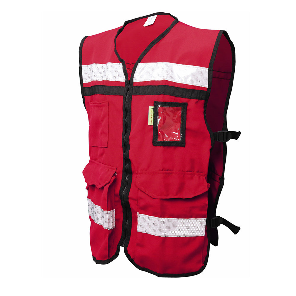 CHALECO TIPO RESCATISTA ROJO LIGERO C-II SR-2040RCRGD /ECO-2040RCRGD