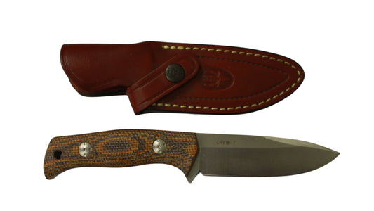 CUCHILLO CAZA 97 MM, MGO MICARTA YUTE/MOSTAZA MUELA V0001018
